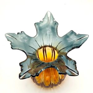Vase Murano – Fleur d&rsquo;Ambré