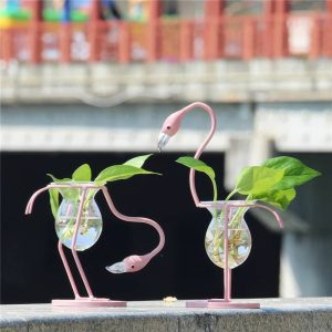 Vase Flamingo Élégance